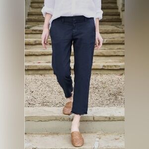 Frank & Eileen Black Cropped Pants